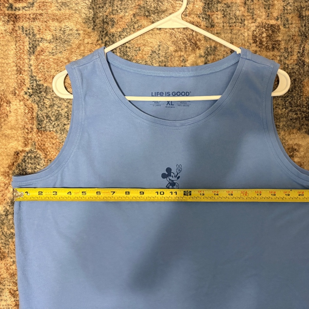 Life Is Good Women's Disney Steamboat Willie Mickey Mouse Crusher Tank Top XL - Picture 6 of 9